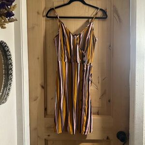 NWOT Xhileration Retro Striped Summer Dress